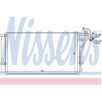 Конденсатор кондиционера NISSENS 940698
