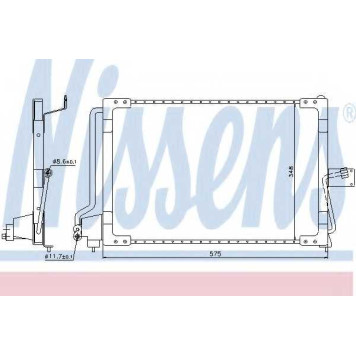 Конденсатор кондиционера NISSENS 94117