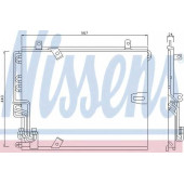 Конденсатор кондиционера NISSENS 94158
