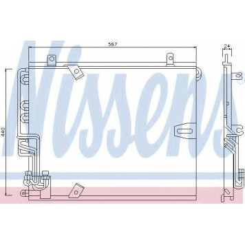 Конденсатор кондиционера NISSENS 94158