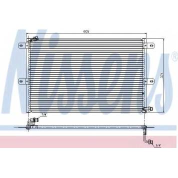 Конденсатор кондиционера NISSENS 94204
