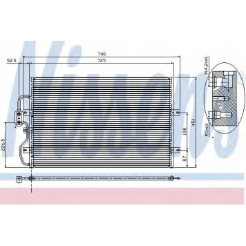 Конденсатор кондиционера NISSENS 94210
