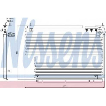 Конденсатор кондиционера NISSENS 94216
