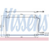 Конденсатор кондиционера NISSENS 94225
