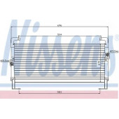 Конденсатор кондиционера NISSENS 94262