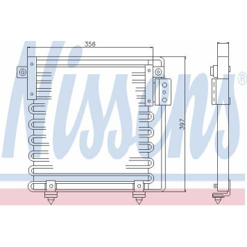 Конденсатор кондиционера NISSENS 94266