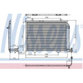 Конденсатор кондиционера NISSENS 94282