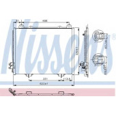 Конденсатор кондиционера NISSENS 94285