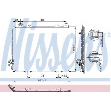Конденсатор кондиционера NISSENS 94285