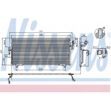 Конденсатор кондиционера NISSENS 94299