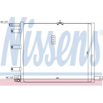 Конденсатор кондиционера NISSENS 94300