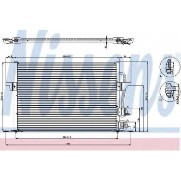 Конденсатор кондиционера NISSENS 94308