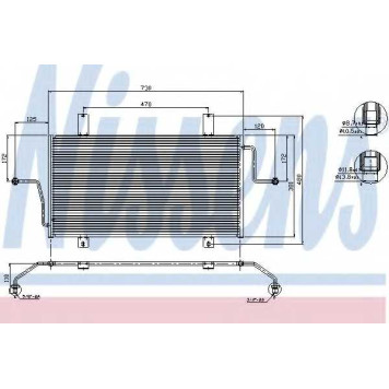 Конденсатор кондиционера NISSENS 94325