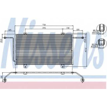 Конденсатор кондиционера NISSENS 94326