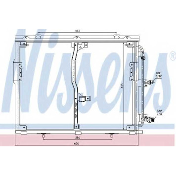 Конденсатор кондиционера NISSENS 94330