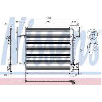Конденсатор кондиционера NISSENS 94337