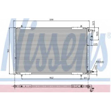 Конденсатор кондиционера NISSENS 94392
