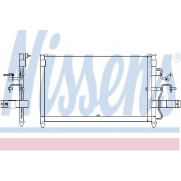 Конденсатор кондиционера NISSENS 94413