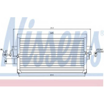Конденсатор кондиционера NISSENS 94427