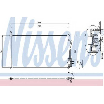 Конденсатор кондиционера NISSENS 94432