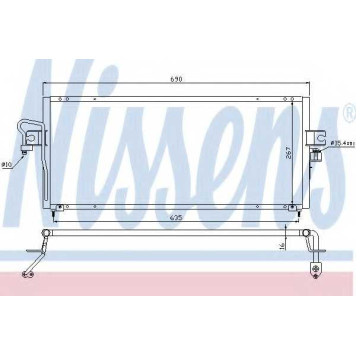 Конденсатор кондиционера NISSENS 94494