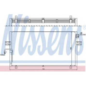 Конденсатор кондиционера NISSENS 94499