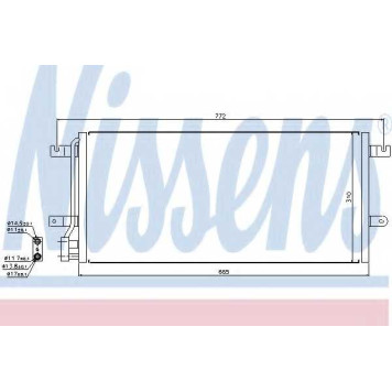 Конденсатор кондиционера NISSENS 94524