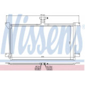 Конденсатор кондиционера NISSENS 94538