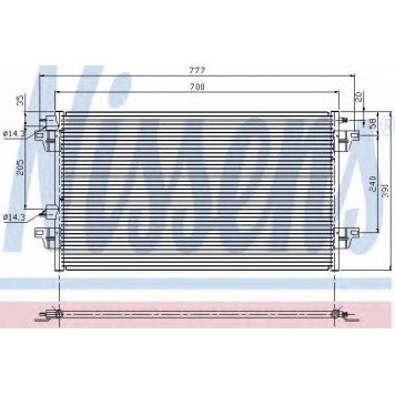 Конденсатор кондиционера NISSENS 94551