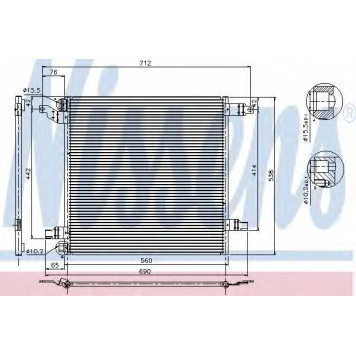 Конденсатор кондиционера NISSENS 94568