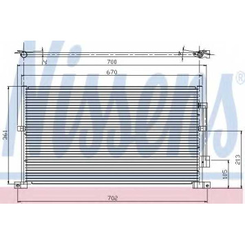 Конденсатор кондиционера NISSENS 94585
