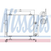 Конденсатор кондиционера NISSENS 94609