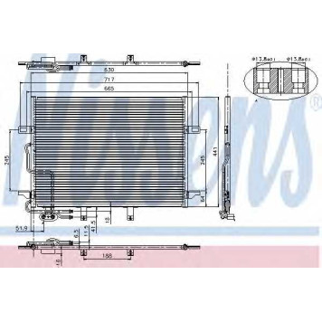 Конденсатор кондиционера NISSENS 94614
