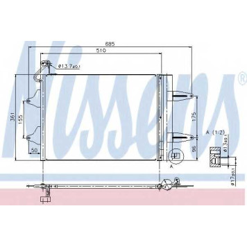 Конденсатор кондиционера NISSENS 94628