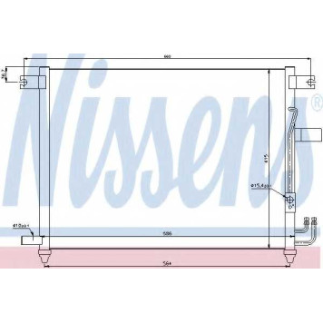 Конденсатор кондиционера NISSENS 94641