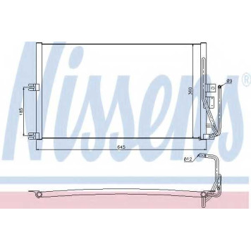 Конденсатор кондиционера NISSENS 94653