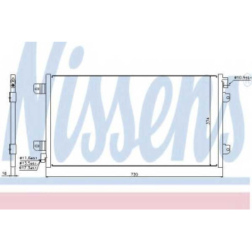 Конденсатор кондиционера NISSENS 94659