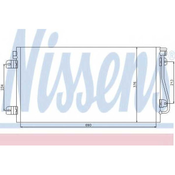 Конденсатор кондиционера NISSENS 94660