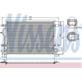 Конденсатор кондиционера NISSENS 94665