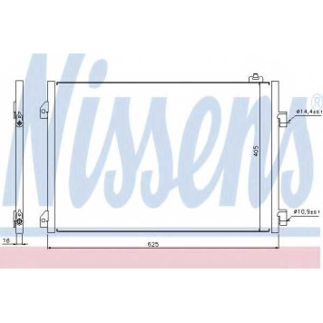 Конденсатор кондиционера NISSENS 94668