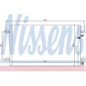 Конденсатор кондиционера NISSENS 94695