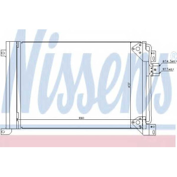 Конденсатор кондиционера NISSENS 94713