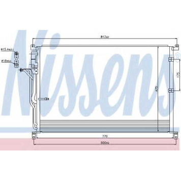 Конденсатор кондиционера NISSENS 94724