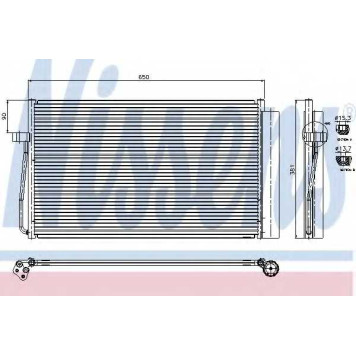 Конденсатор кондиционера NISSENS 94747
