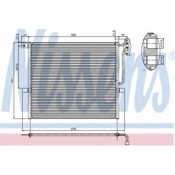 Конденсатор кондиционера NISSENS 94761