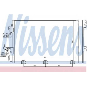 Конденсатор кондиционера NISSENS 94767