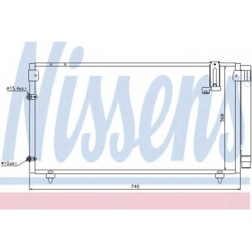 Конденсатор кондиционера NISSENS 94795