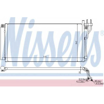 Конденсатор кондиционера NISSENS 94804