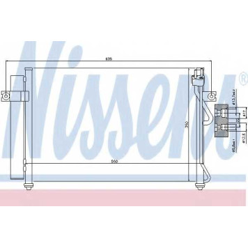 Конденсатор кондиционера NISSENS 94815