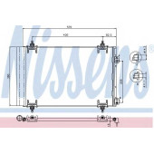 Конденсатор кондиционера NISSENS 94826